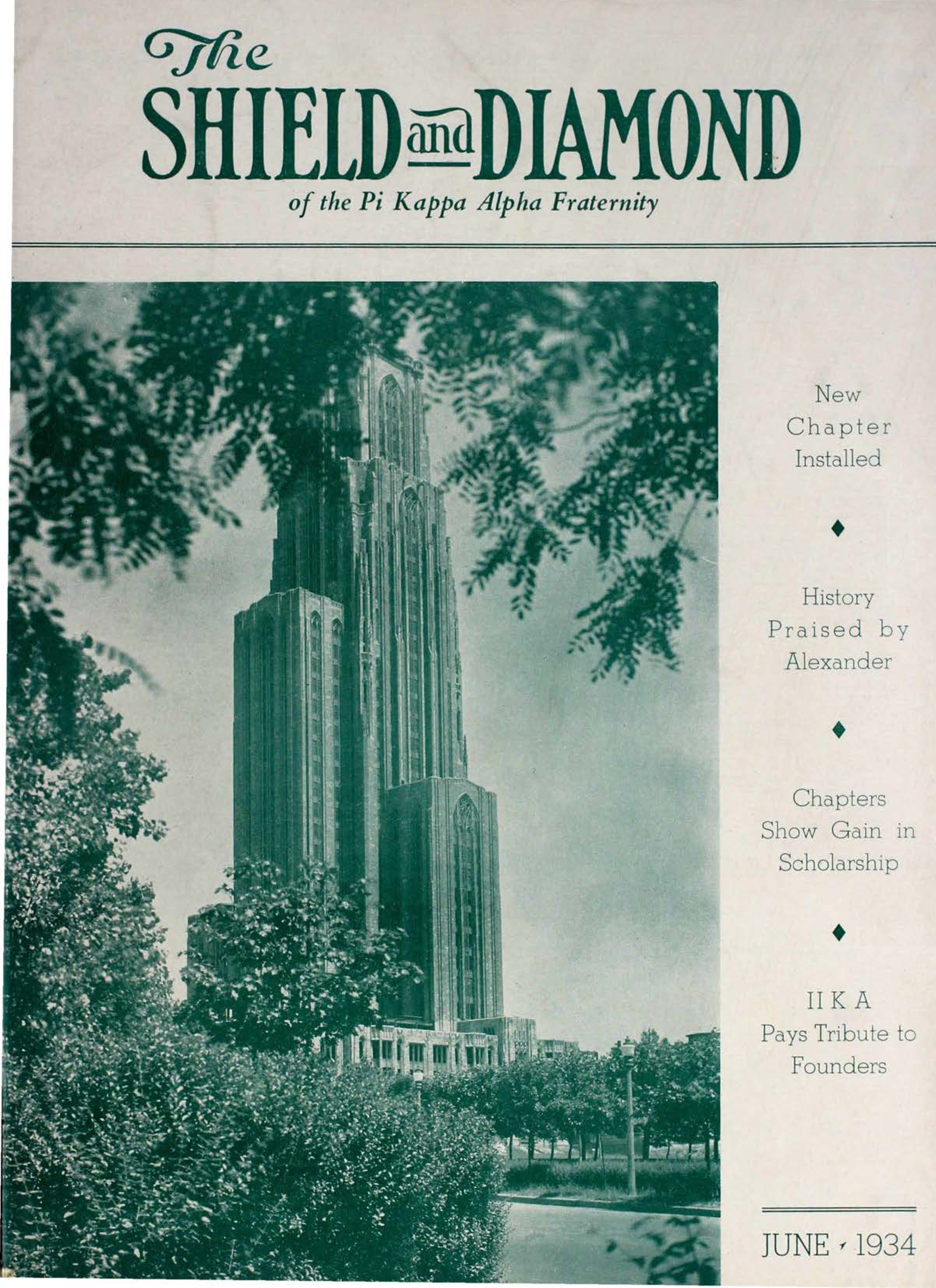 Shield and Diamond, Vol. 43, No. 4, June 1934
